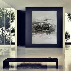 abstract landscape painting, large abstract canvas art, modern art painting, contemporary art, oversized wall art, large oil painting A146