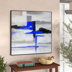 large oil painting, extra large wall art, large abstract painting original, framed wall art abstract, oversized wall art framed A110