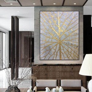 extra large wall art abstract gold canvas painting hand painted wall art large abstract painting on canvas original canvas wall art M294