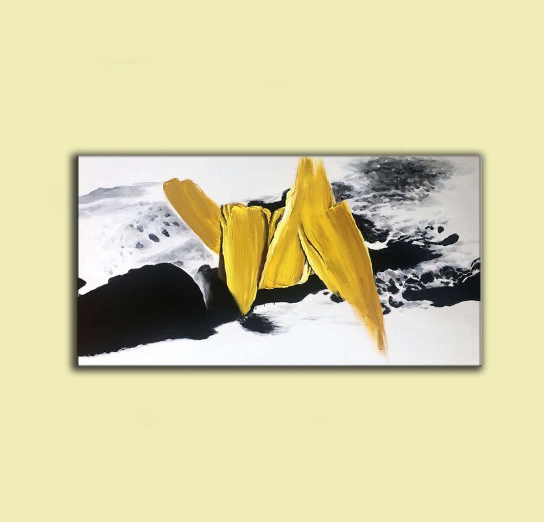 överdimensionerad abstrakt målning originalkonst, stor original abstrakt målning på duk, modern abstrakt väggkonst på duk, canvas väggkonstA47 bild 8