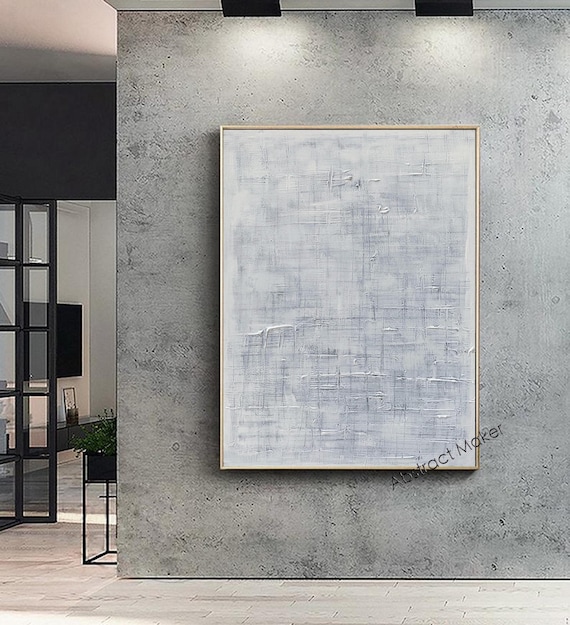 グレーの絵画 ライトグレーのキャンバス ウォールアート グレーと