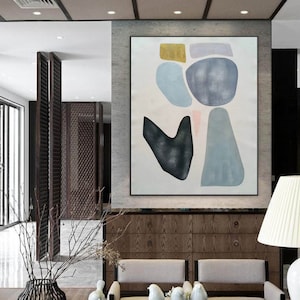 extra large canvas wall art, modern abstract painting, large abstract wall art, contemporary wall art, oversized wall art abstract A443