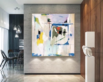 アクリル画　抽象画　abstract art 現代アート　大型　新品 抽象画＿アクリル画＿現代アート＿SM13 絵画 matsu_no_tane 通販