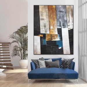 modern abstract art painting, textured painting, large abstract canvas art, extra large wall art on canvas, oversized canvas wall art M298
