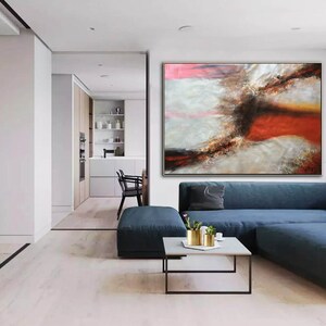 Large Abstract Painting Large Canvas Wall Art Abstract - Etsy