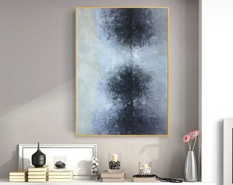 large abstract canvas art, extra large wall art abstract, modern abstract painting original large, large acrylic canvas wall art  M500