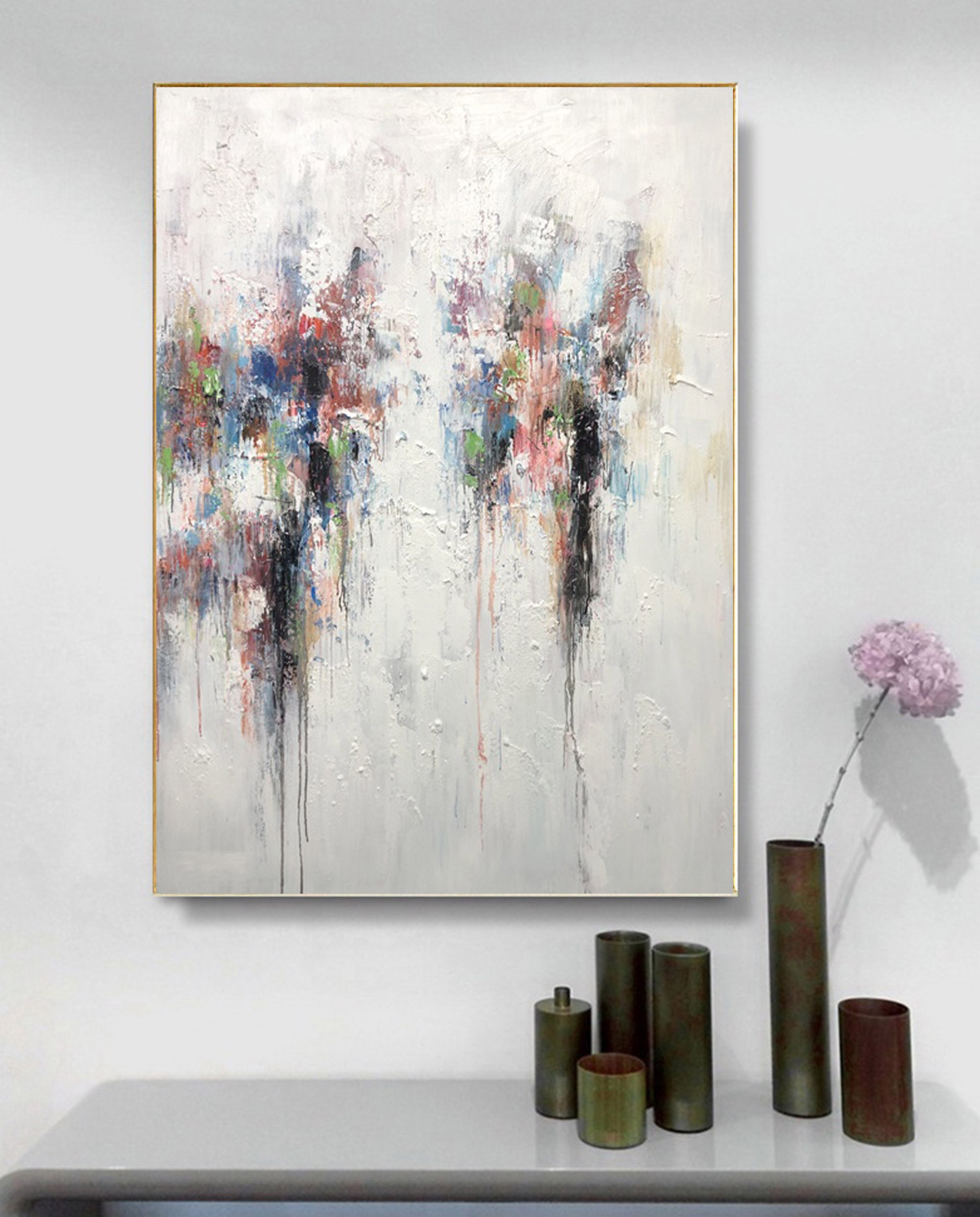 Large abstract painting original large canvas wall art Etsy