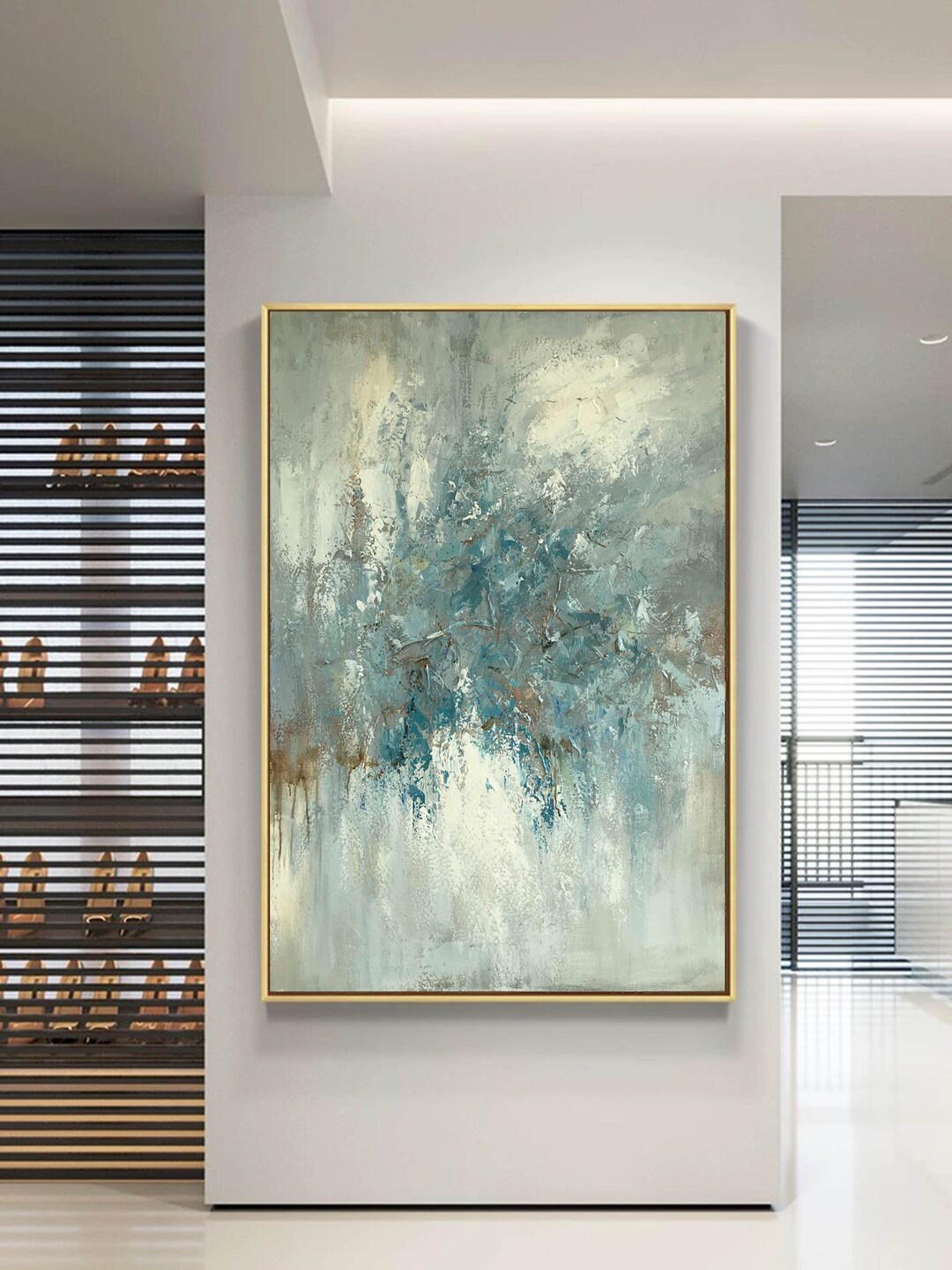 Large Abstract Acrylic Painting, Original Oil Painting on Canvas, Large ...