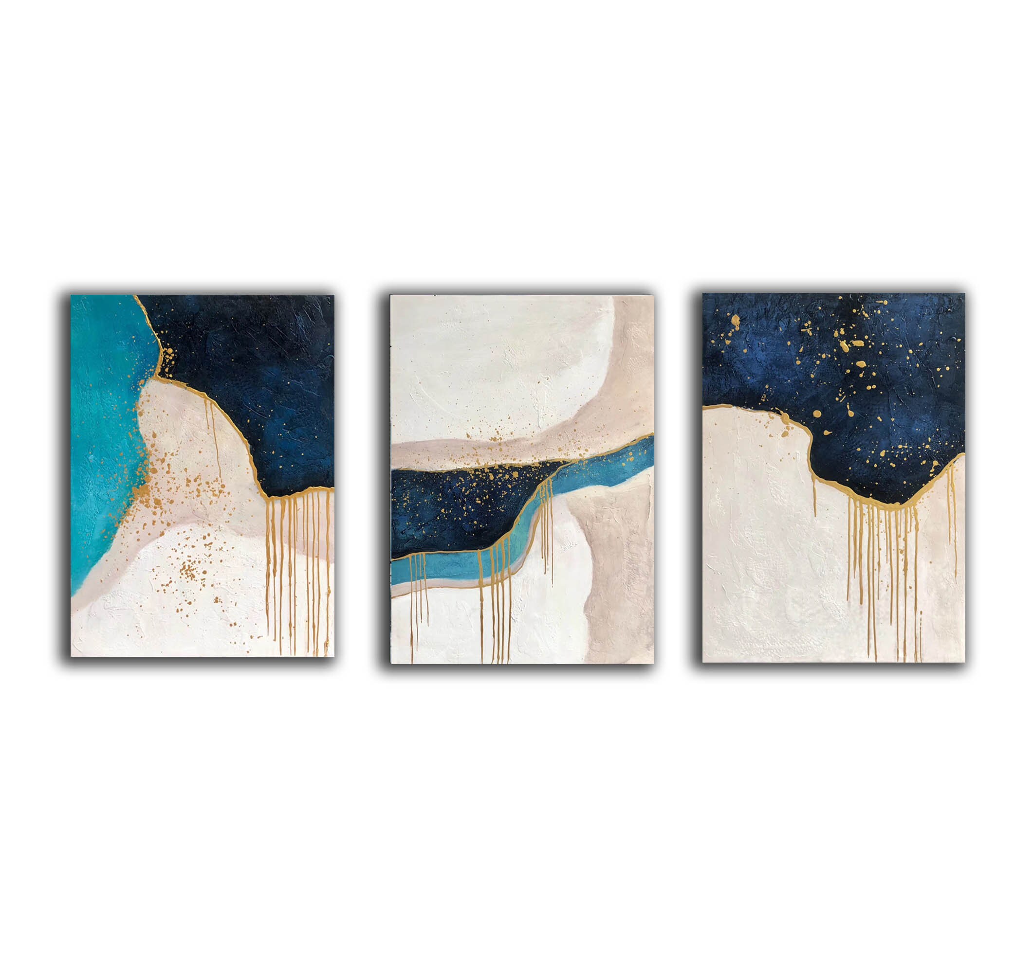 Living room wall art painting abstract large abstract wall | Etsy