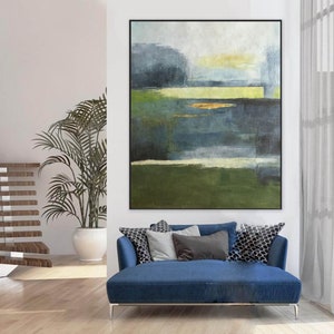 modern abstract painting on canvas original, abstract oil painting on canvas, large canvas wall art landscape, abstract acrylic paintingA501