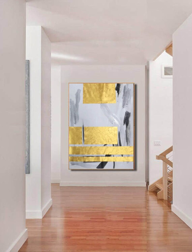 Large Canvas Art Abstract Painting, Modern Abstract Painting on Canvas ...