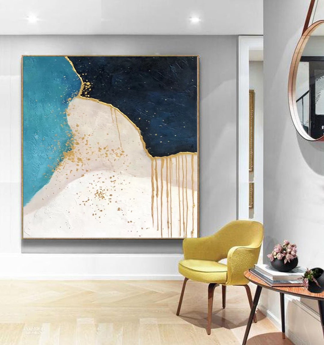 Large Abstract Painting Original Oversized Wall Artoffice - Etsy