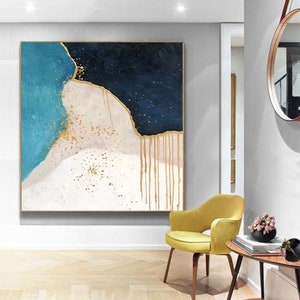 large abstract painting original, oversized wall art,office painting, framed wall art abstract,large oil painting, extra large wall art A100