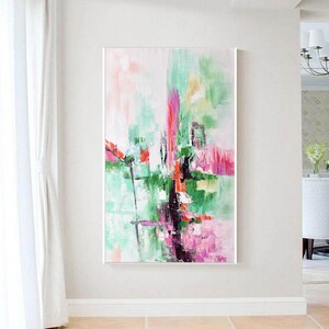 large abstract painting, large canvas wall art, modern abstract wall art, original abstract oil painting, textured wall art on canvas A31