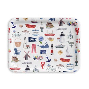 Verpackung für immer! Birkenholztablett - Nantucket Geschenk, Nantucket Hochzeit
