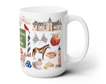 North Carolina Forever! Ceramic 15oz Mug