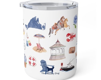 Martha's Vineyard Forever! Insulated Mug With Optional Monogram