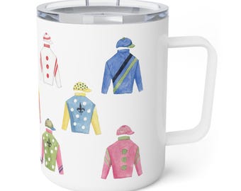 Off To The Races Insulated Travel Mug, Kentucky Derby