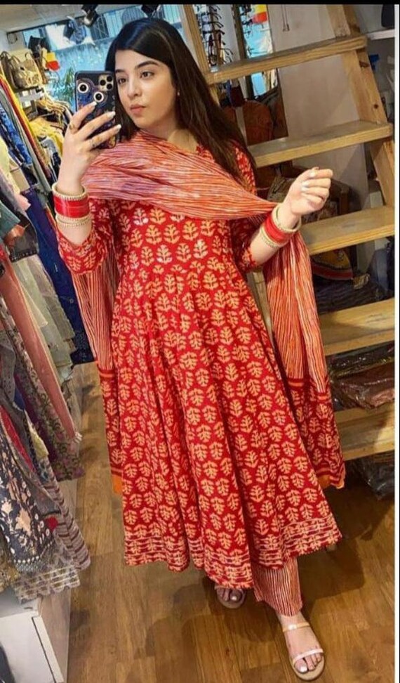 Indian Bollywood Indian Women designer Beautiful Cotton Etsy