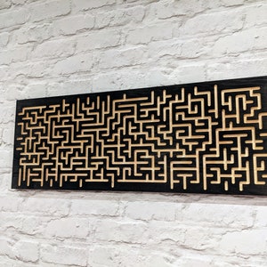 Geometric Wooden Wall Art: Modern Home Decor