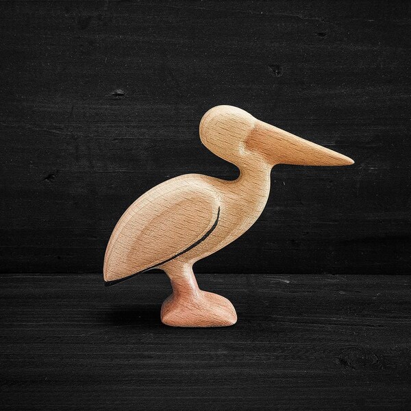 Wooden Pelican Etsy
