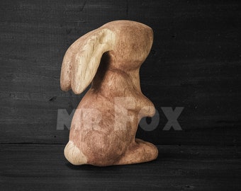 Wooden Toy EASTER Rabbit - Wooden Easter Bunny