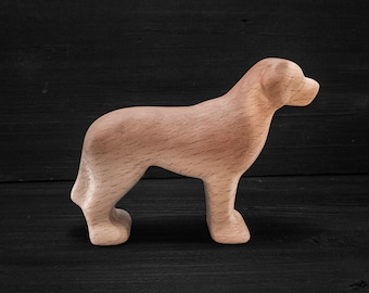 Wooden Labrador Retriever Yellow Toy - Wooden Dog Figurine - Gift for Dog Lovers - Gift for Vet