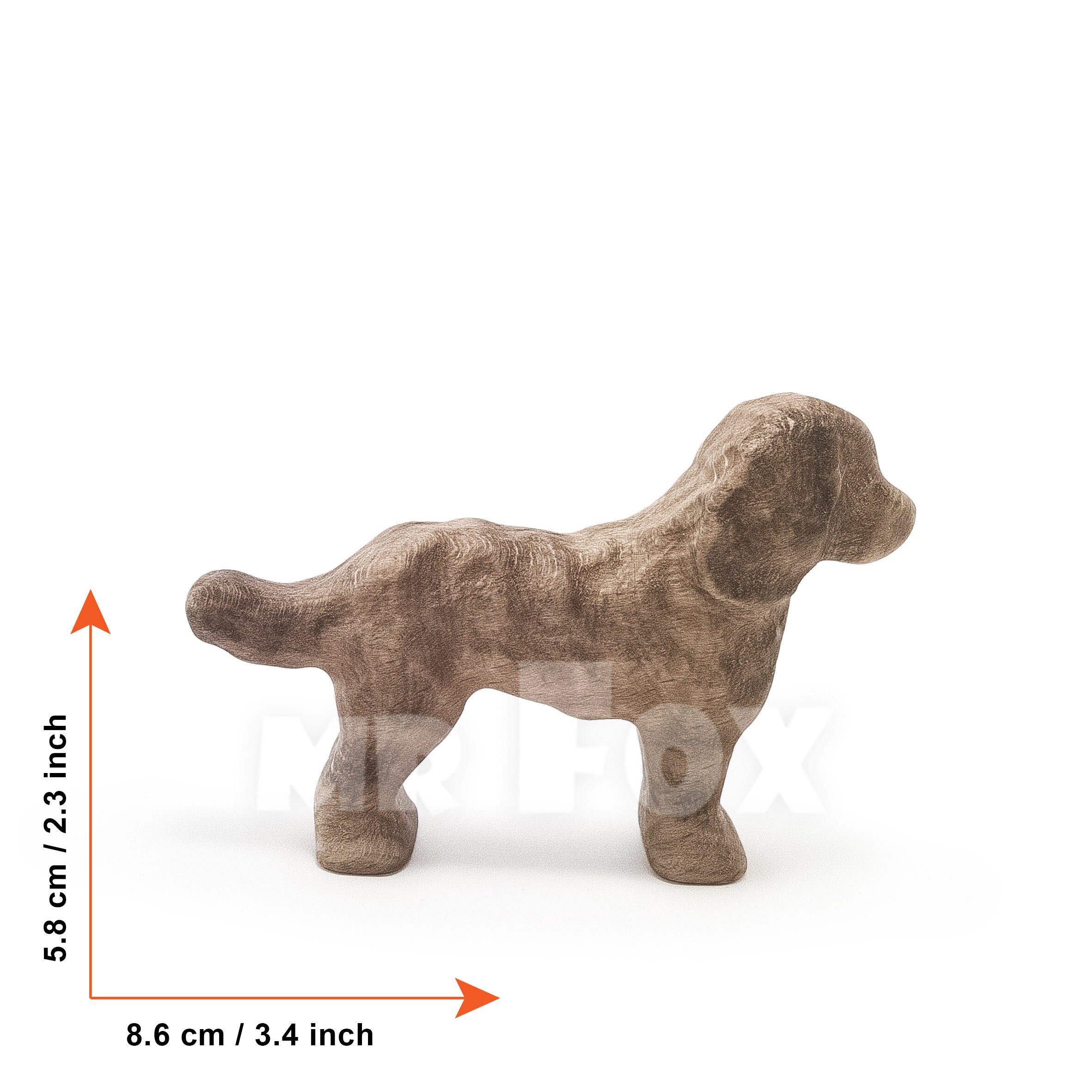 Wooden Cockapoo Toy - Wooden Cockapoo Figurine - Wooden Dog Figurine ...