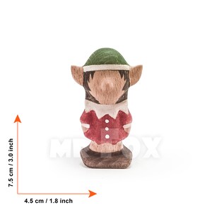 Wooden Elf Girl - Christmas Elf - Small Elf Toy