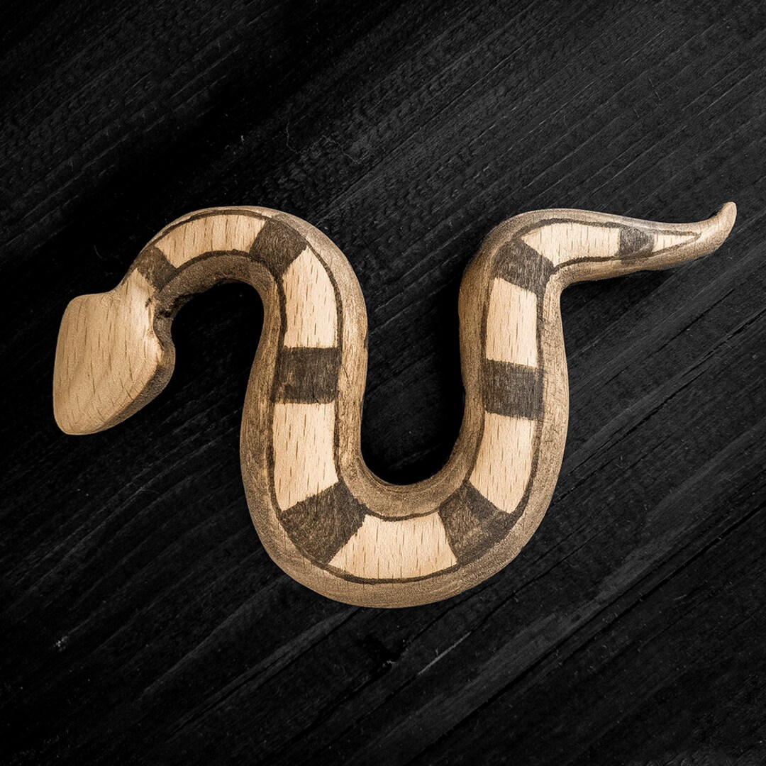 Wooden Toy Gaboon Viper African Animal Toy Wooden Safari Etsy 日本