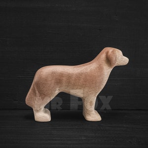 Wooden Golden Retriever Toy - Wooden Dog Figurine - Gift for Dog Lover