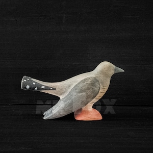 Wooden Cuckoo Figurine - Wooden Bird Figurine - Waldorf Wooden Toy - Montessori Wooden Toy - Wooden Bird Cuckoo Toy - Wooden Bird Gifts