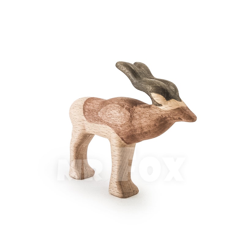 Wooden Toy Addax Antelope image 3