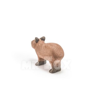 wooden capybara figure