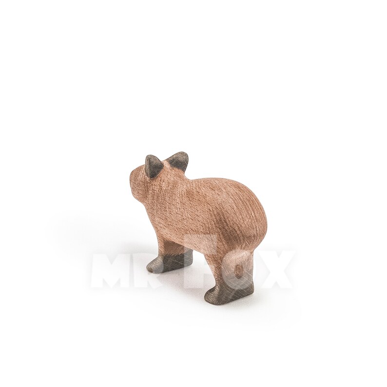 wooden capybara figure