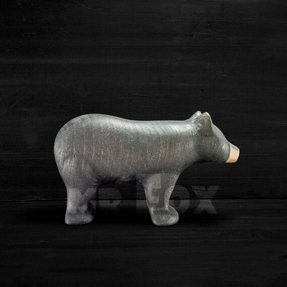 手作りの木製クマの置物 | 3～8歳のお子様向けクロクマのおもちゃ