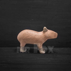 wooden capybara toy