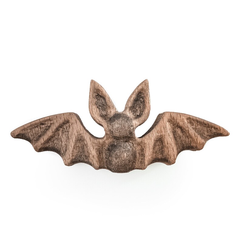 Wooden Toy Bat Wooden Bat Figurine Wooden Animal Figurine Etsy