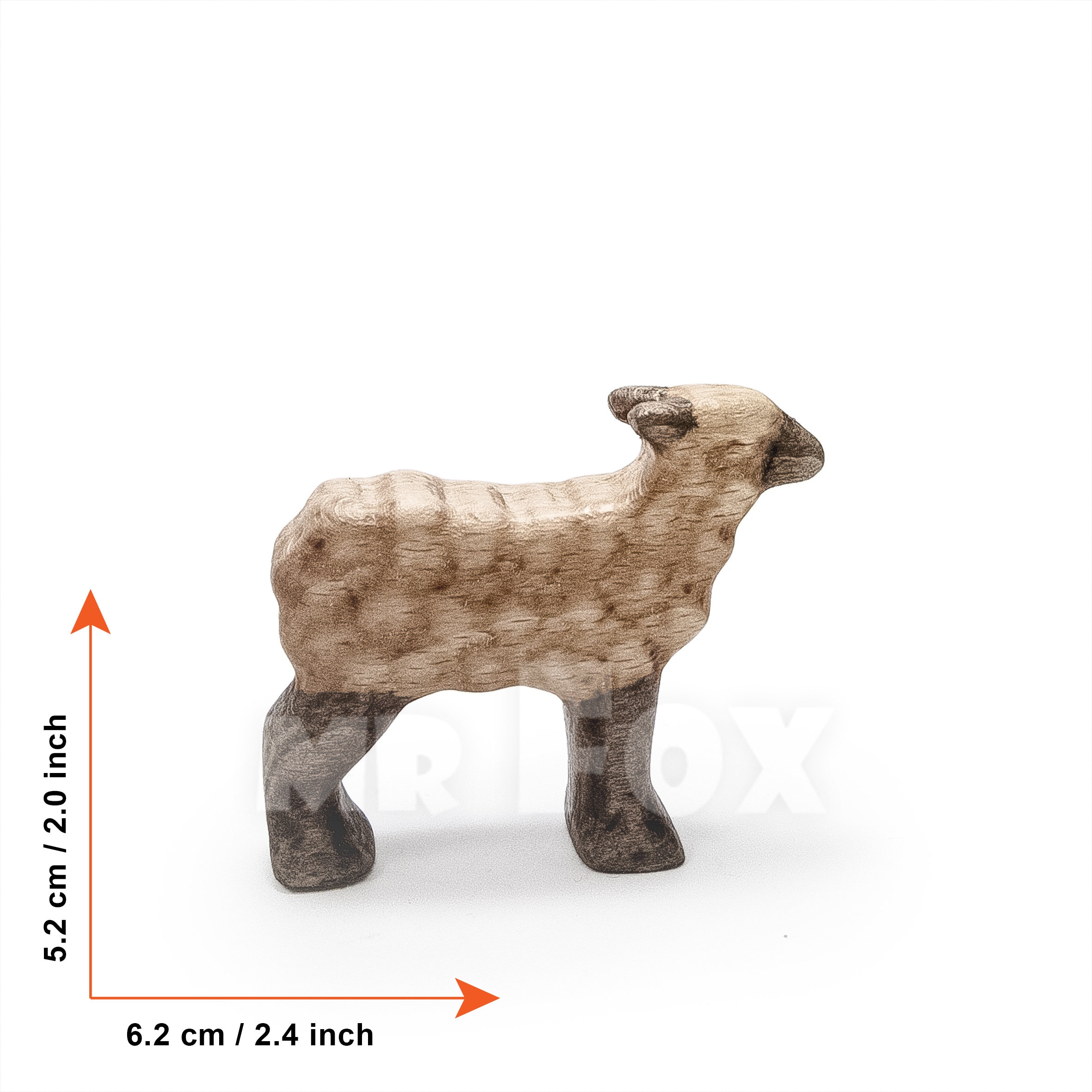 Wooden Toy Lamb - Wooden Lamb Figurine - Etsy