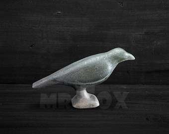 Wooden Raven Toy - Ravencore - Wooden Crow Toy - Wooden Raven Figurine - Waldorf Wooden Toy - Montessori Wooden Toy - Wooden Bird Figurine