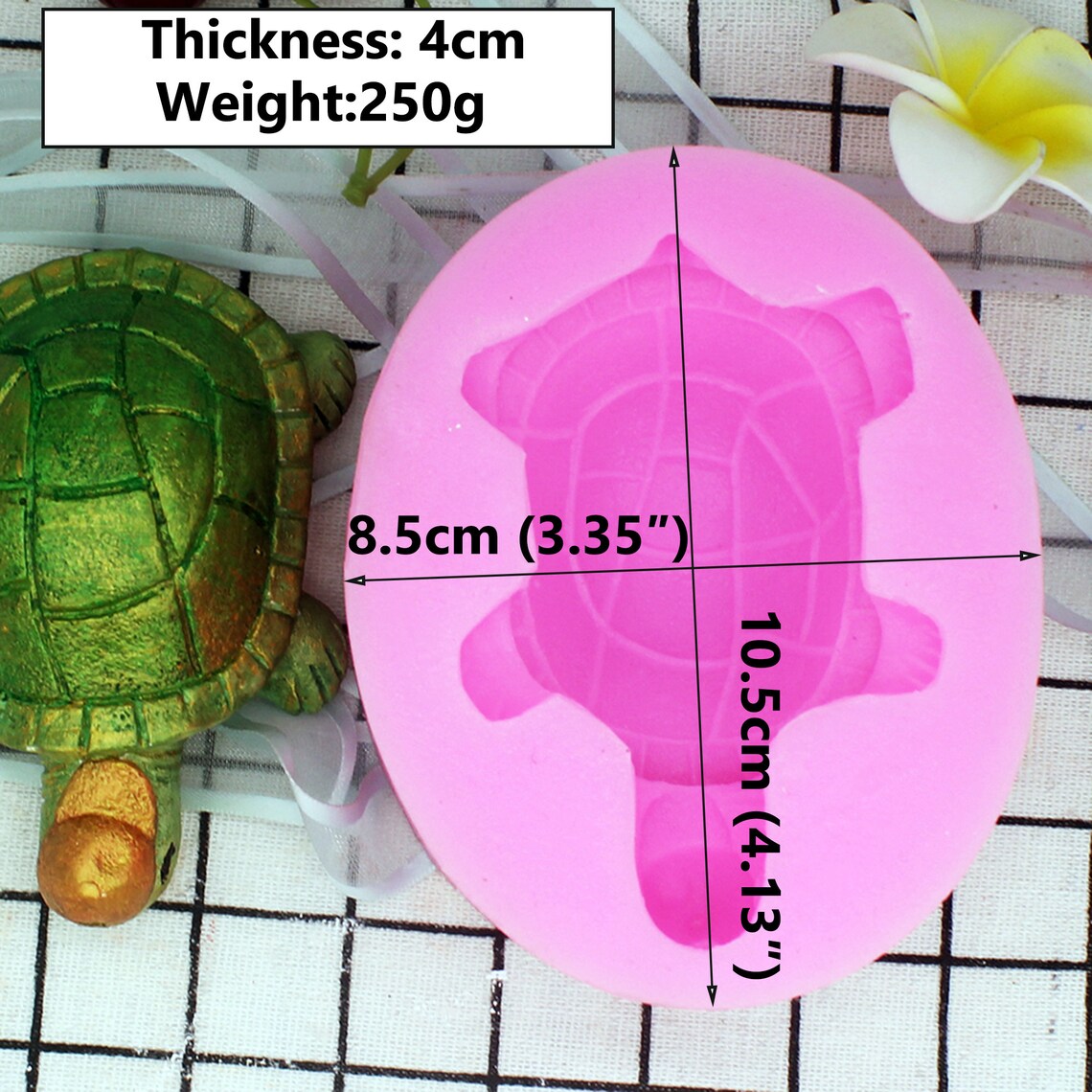 Turtle Resin Mold Turtle Soap Silicone Mold Clay Silicone Etsy