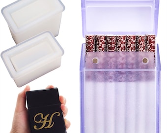 cigarette case resin mold Unique DIY Magnet Opening Cigarette Box Resin Mold - Perfect Gift for  Smokers - Cigarette Case Resin Mold