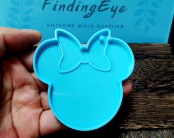 Schmetterling Micky Maus Anhänger Silikonform, Kreative Micky Maus Schlüsselbund Form, Formen für die Geschenke machen, Epoxidharz Form F939