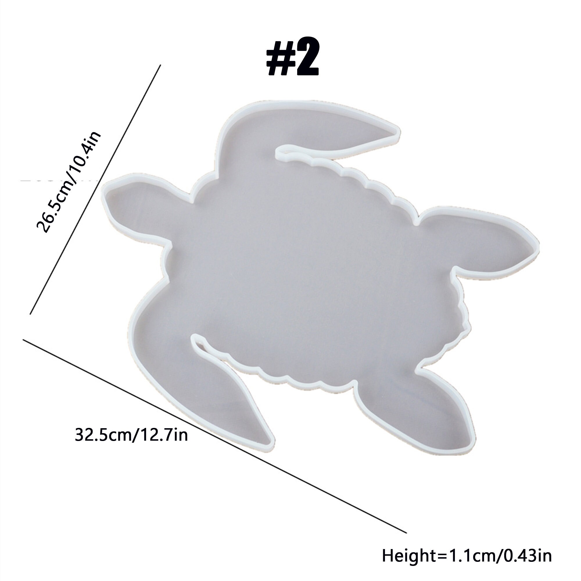 Stampo In Silicone Per Resina | Forma Rettangolare 15x5x5cm | Con Mini Balena E Supporto Legno | Per Fai Da Te - Foto 2