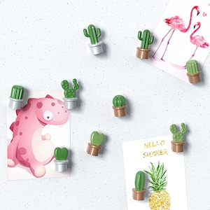 Cactus Series Fridge Magnet Resin Silicone Mold,  Molds for Gifts Making, Kitchen Decoration, Epoxy Resin Mold F849