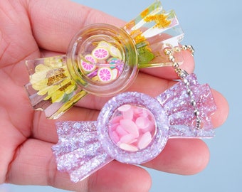 Cute Girly Heart Candy Resin Shaker Silicone Mold + Square Round Hourglass Key Pendant Mold for Gift Making and Backpack Decoration F1673