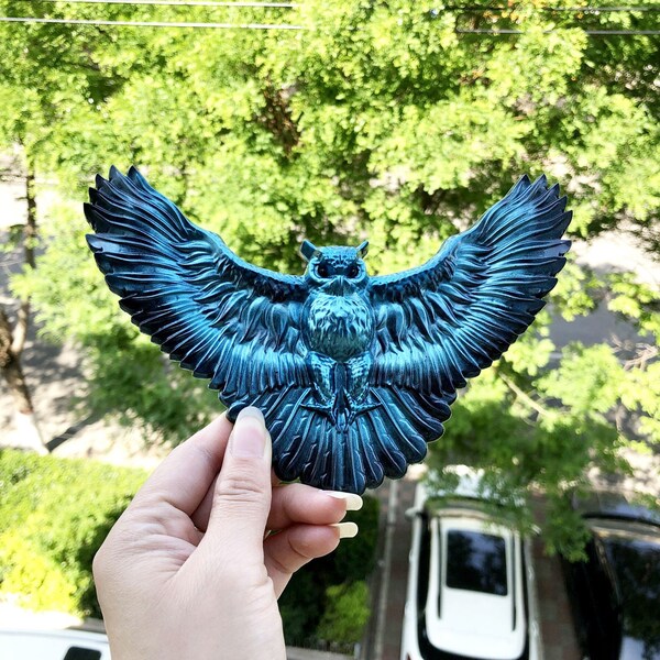 Owl Wall Hanging Resin Silicone Mold - DIY Flying Owl Decoration Mold - Home Decor F1855