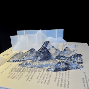 Mountain-themed  Home Decoration Silicone Mold for Micro-Landscape and Alpine Decor, Mountain Moulds, Molds for Gifts Making, Epoxy F1863