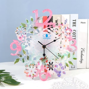 DIY Resin Clock Kit - Clock Silicone Mould - Make A Clock Set - Mould for Epoxy  Resin Castings