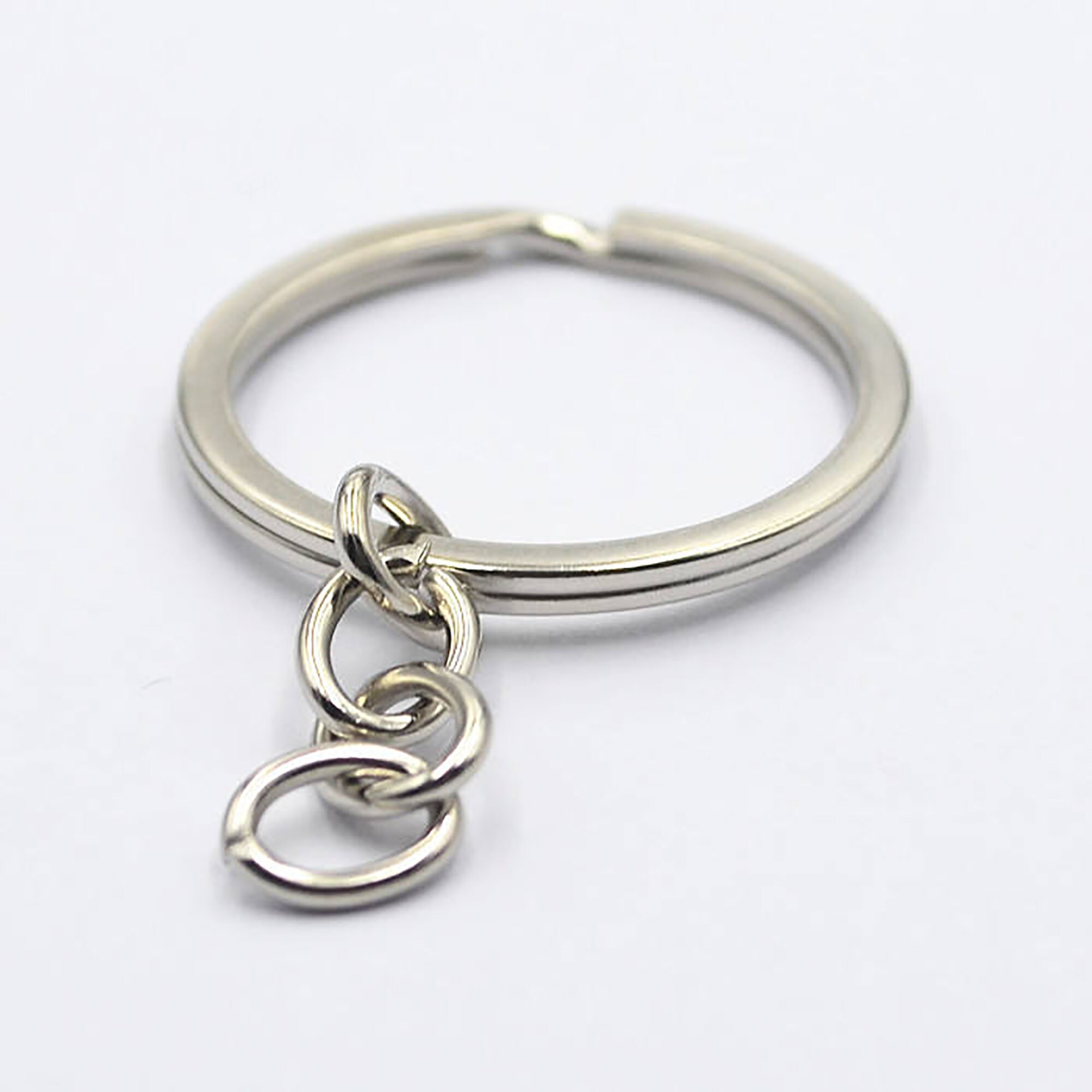 10pcs/20pcs BULK Key Chain Rings with Attached Chain split Etsy